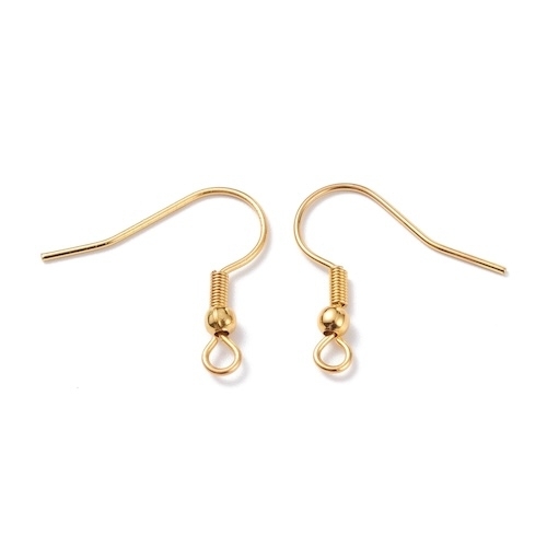10 BOUCLES D'OREILLE ACIER INOX