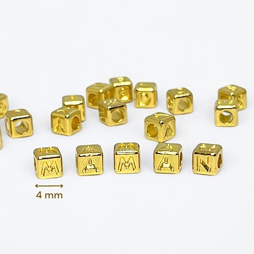 CHARMS PASSANT MAMAN 5 CUBES METAL