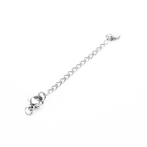 4 RALLONGES CHAINE ACIER INOX