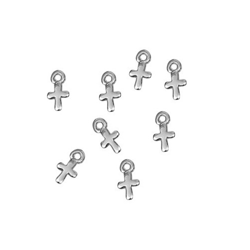 4 BRELOQUES CROIX METAL