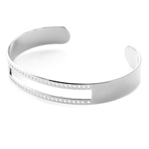 1 BRACELET PLAT A TISSER
