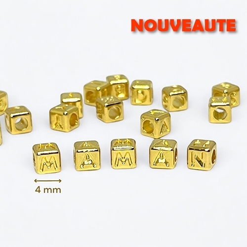 CHARMS PASSANT MAMAN 5 CUBES METAL