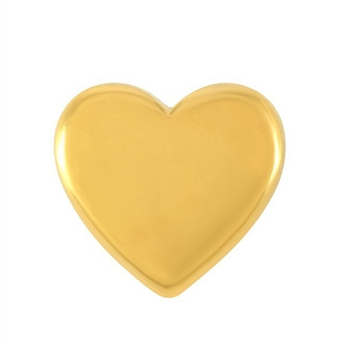 2 CHARMS PASSANT COEUR METAL