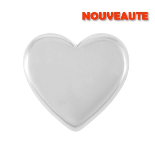 2 CHARMS PASSANT COEUR METAL