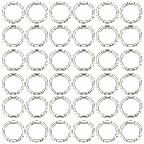 20 ANNEAUX 5 MM OUVERTS ACIER INOX