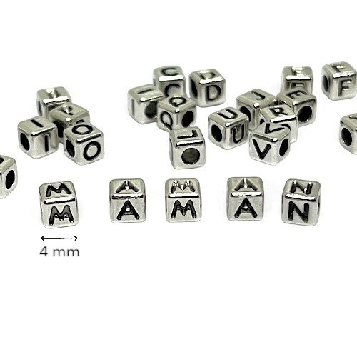 CHARMS PASSANT MAMAN 5 CUBES METAL