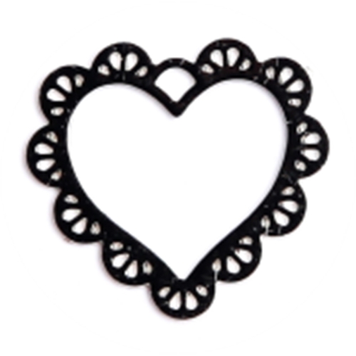 2 CHARMS COEUR EVIDE