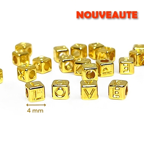 CHARMS PASSANT LOVE 5 CUBES METAL