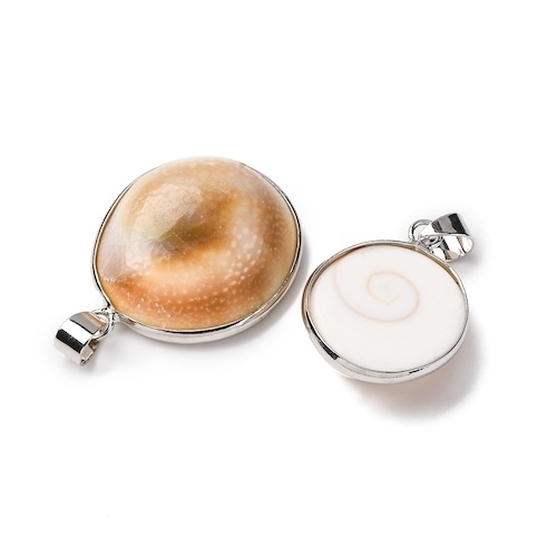 1 COQUILLAGE PORTE BONHEUR BLANC