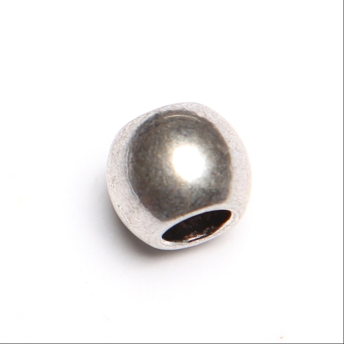 3 PERLES METAL LISSES