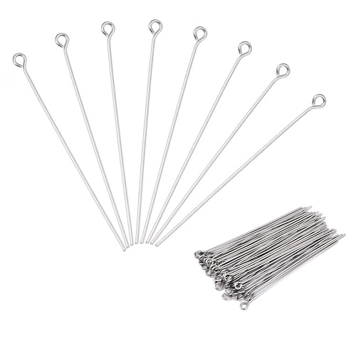 10 TIGES + ANNEAUX ACIER INOX
