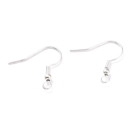 10 BOUCLES D'OREILLE ACIER INOX