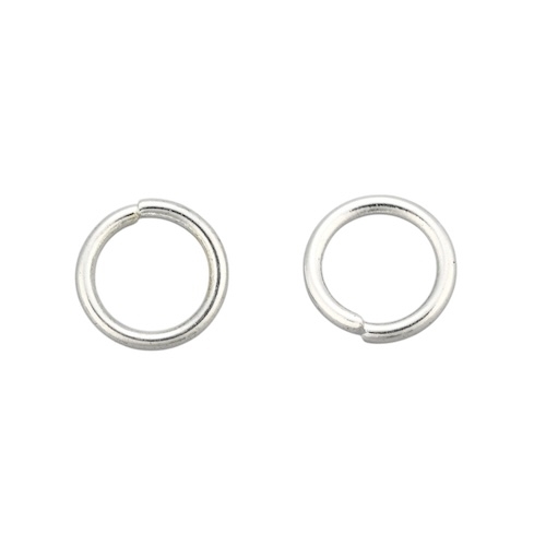 20 ANNEAUX 5MM OUVERTS ACIER INOX