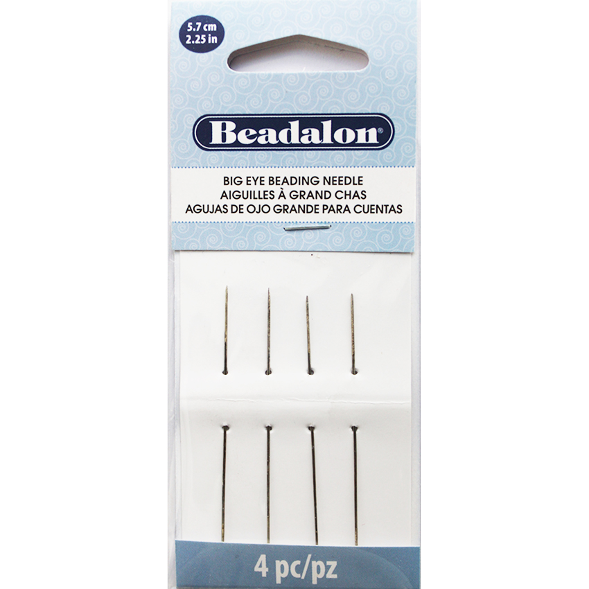 4 AIGUILLES SOUPLES BEADALON  