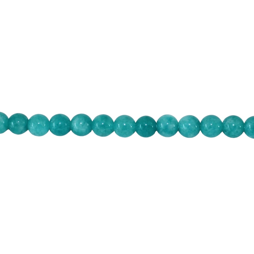 1 FIL 60 PERLES AMAZONITE RONDE