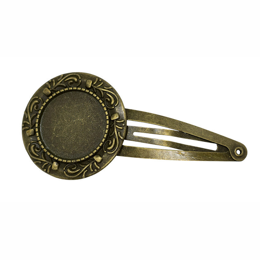 1 BARRETTE A CLIP POUR CABOCHON