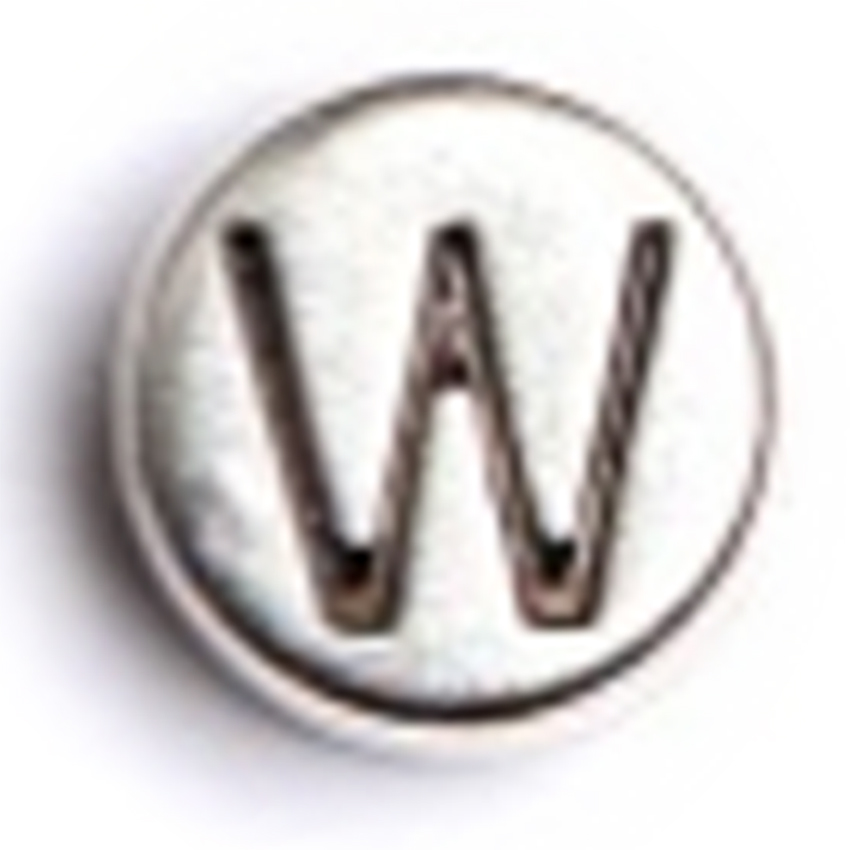 1 CHARMS ALPHABET W ROND PASSANT