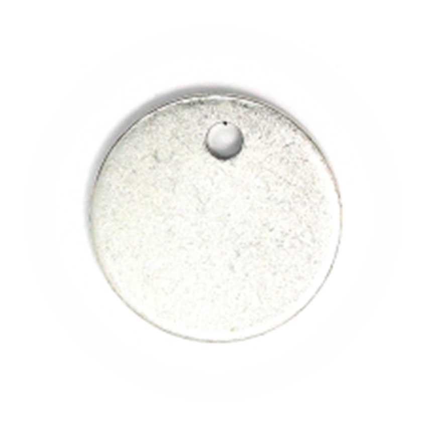 4 CHARMS BRELOQUE RONDE METAL