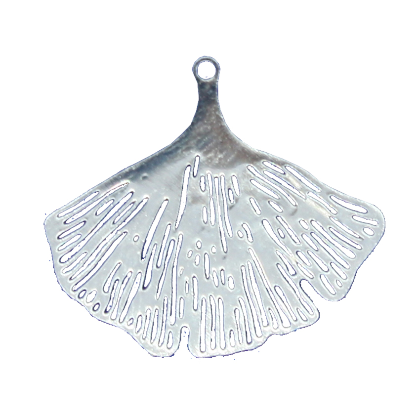 2 CHARMS FEUILLE GINKOBILOBA