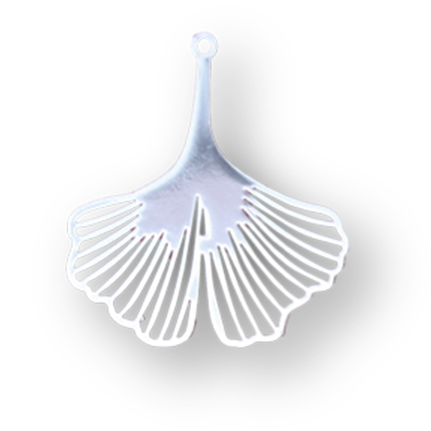 2 CHARMS FEUILLE GINKOBILOBA