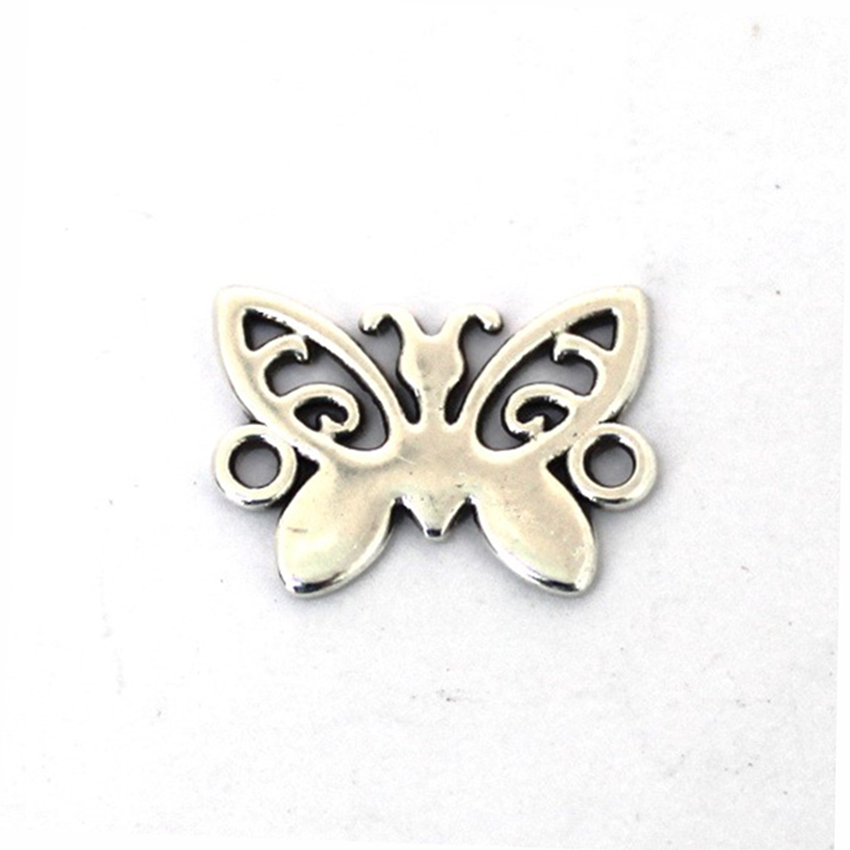 2 CHARMS CONNECTEUR PAPILLON