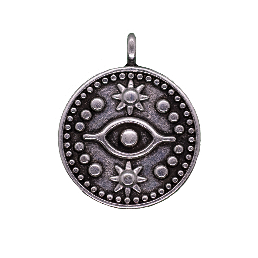 2 CHARMS ROND OEIL