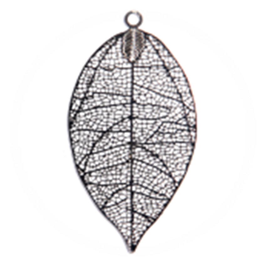 2 CHARMS FEUILLE ARGENT
