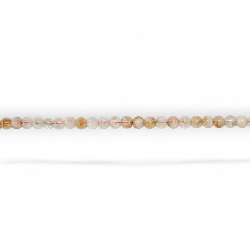8 PERLES CITRINES RONDES