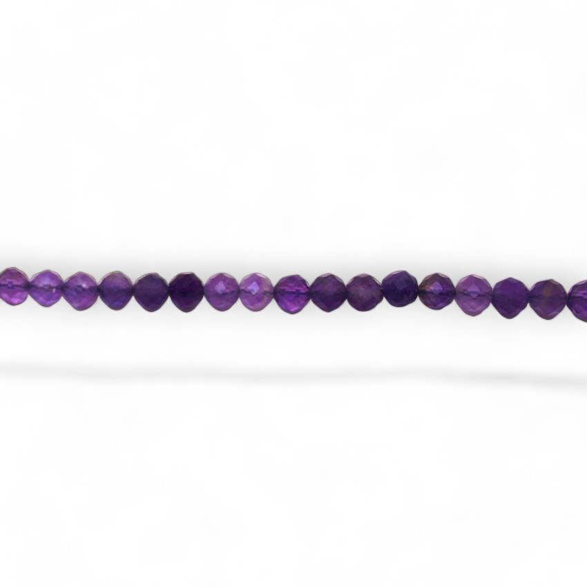 1.5gr RONDE FACETTE  AMETHYSTE