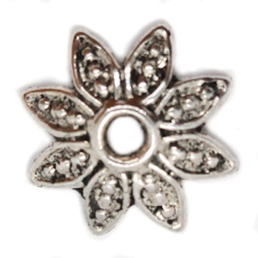 4 INTERCALAIRE CALOTTE METAL MARGUERITE 