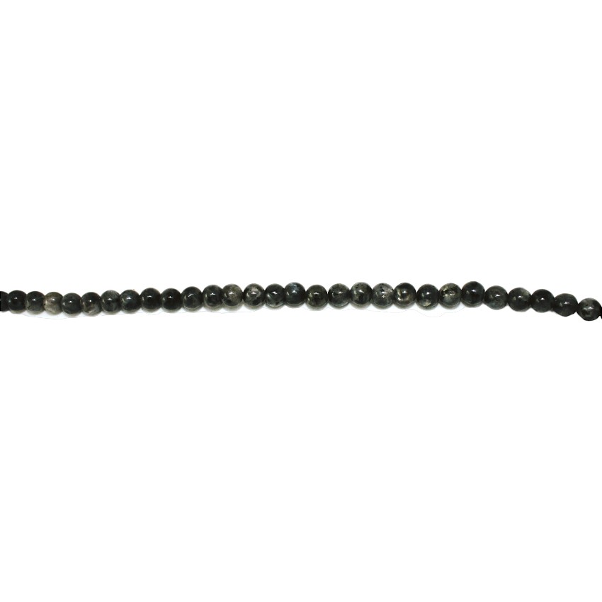 8 PERLES LABRADORITE RONDES