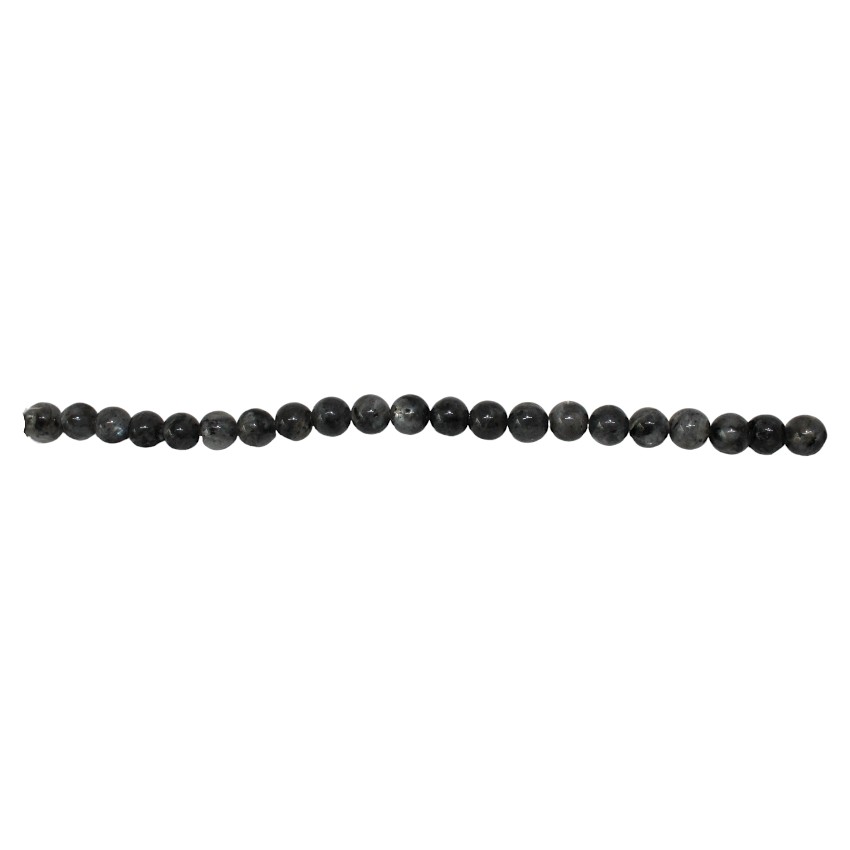 6 PERLES LABRODORITE RONDES