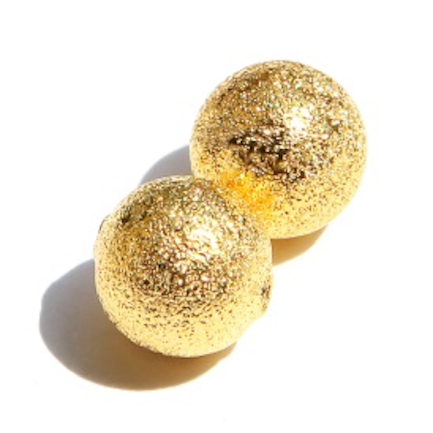 4 PERLES METAL GRANITEES