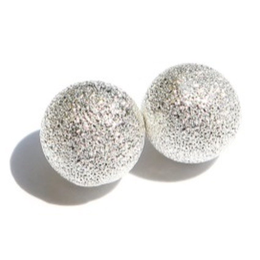 10 PERLES METAL GRANITEES