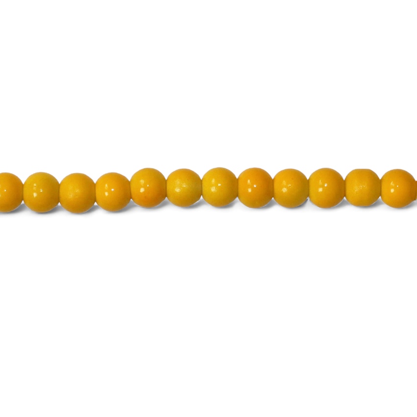 6 PERLES EN VERRE