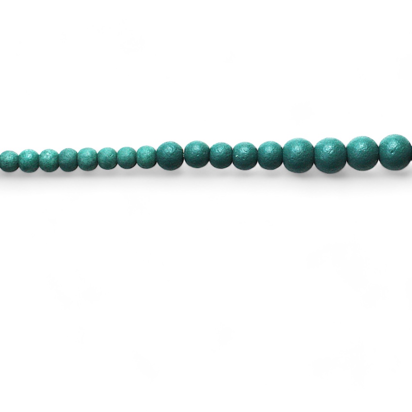 17 PERLES EN VERRE ASSORTI MAT